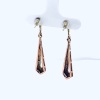 A PAIR OF MID-CENTURY GOLD DROP EARRINGS - 2
