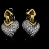 A PAIR OF DIAMOND EARRINGS - 5