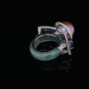 A PEARL AND DIAMOND RING - 2