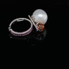 A SOUTH SEA PEARL, OPAL AND DIAMOND RING - 4