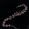 AN IMPRESSIVE RED SPINEL AND DIAMOND BRACELET - 2