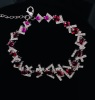 AN IMPRESSIVE RED SPINEL AND DIAMOND BRACELET - 3