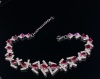 AN IMPRESSIVE RED SPINEL AND DIAMOND BRACELET - 5