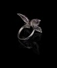 A PINK SAPPHIRE AND DIAMOND RING - 4