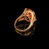 A MORGANITE AND DIAMOND RING - 3