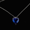 A TANZANITE AND DIAMOND NECKLACE - 4