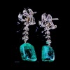 AN IMPRESSIVE PAIR OF EMERALD AND DIAMOND EARRINGS - 6
