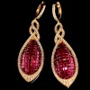 A PAIR OF RUBY AND DIAMOND EARRINGS - 3