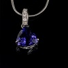 A TANZANITE PENDANT - 4