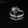 AN IMPRESSIVE COLOMBIAN EMERALD AND DIAMOND RING - 4