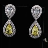 AN IMPRESSIVE PAIR OF DIAMOND EARRINGS