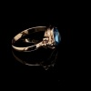 A TOPAZ SET DRESS RING - 3