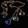 A GOLD AND GEM SET NECKLACE - 2