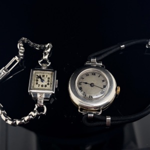 TWO VINTAGE LADIES WRISTWATCHS