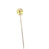 AN ANTIQUE CHIMERA RUBY SET STICKPIN - 7