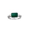 AN EMERALD AND DIAMOND RING - 3