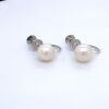 A PAIR OF AKOYA PEARL EARRINGS