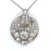 AN EXCEPTIONAL ART DECO DIAMOND SET BROOCH/PENDANT