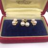 TWO PAIRS OF MIKOMOTO AKOYA PEARL EARRINGS