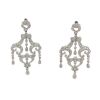 A PAIR OF DIAMOND EARRINGS - 2