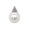 A SOUTH SEA PEARL AND DIAMOND PENDANT