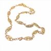 AN ANTIQUE FRENCH GOLD NECKLACE - 3