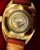 A LADIES GOLD OMEGA CONSTELLATION WRISTWATCH - 3