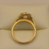 A SOLITAIRE DIAMOND RING - 2