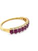 A RUBY AND DIAMOND BANGLE - 11