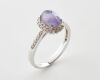 A STAR SAPPHIRE AND DIAMOND RING - 4