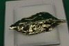 AN ANTIQUE FIGURAL LEAF BROOCH - 2