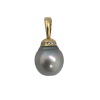 A TAHITIAN PEARL AND DIAMOND ENHANCER