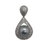 A TAHITIAN PEARL AND DIAMOND ENHANCER