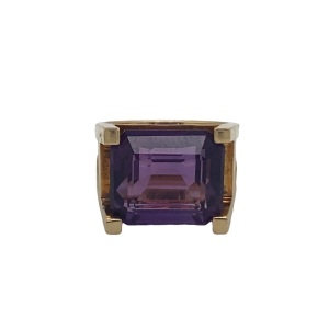 AN AMETHYST RING