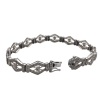 AN ART DECO STYLE DIAMOND BRACELET - 2