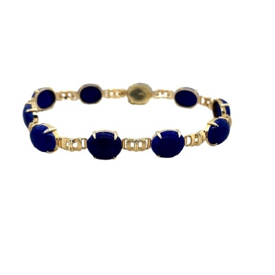 A LAPIS LAZULI BRACELET