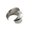 A DANISH SILVER BANGLE BY AMOS SLOR - 4