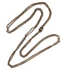 AN ANTIQUE MUFF CHAIN