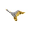 A DIAMOND GOLD BROOCH - 2