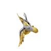 A DIAMOND GOLD BROOCH - 3