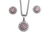 A DIAMOND PENDANT AND EARRINGS BY WALLACE BISHOP - 2