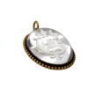 AN ANTIQUE ROCK CRYSTAL PENDANT - 2